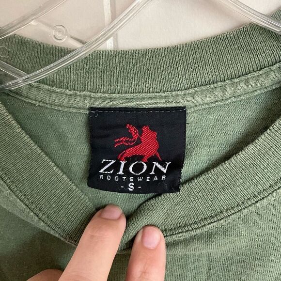 Zion Rootswear Womens War Is Not The Answer Marvin Gaye Green T-Shirt Small - Picture 4 of 8